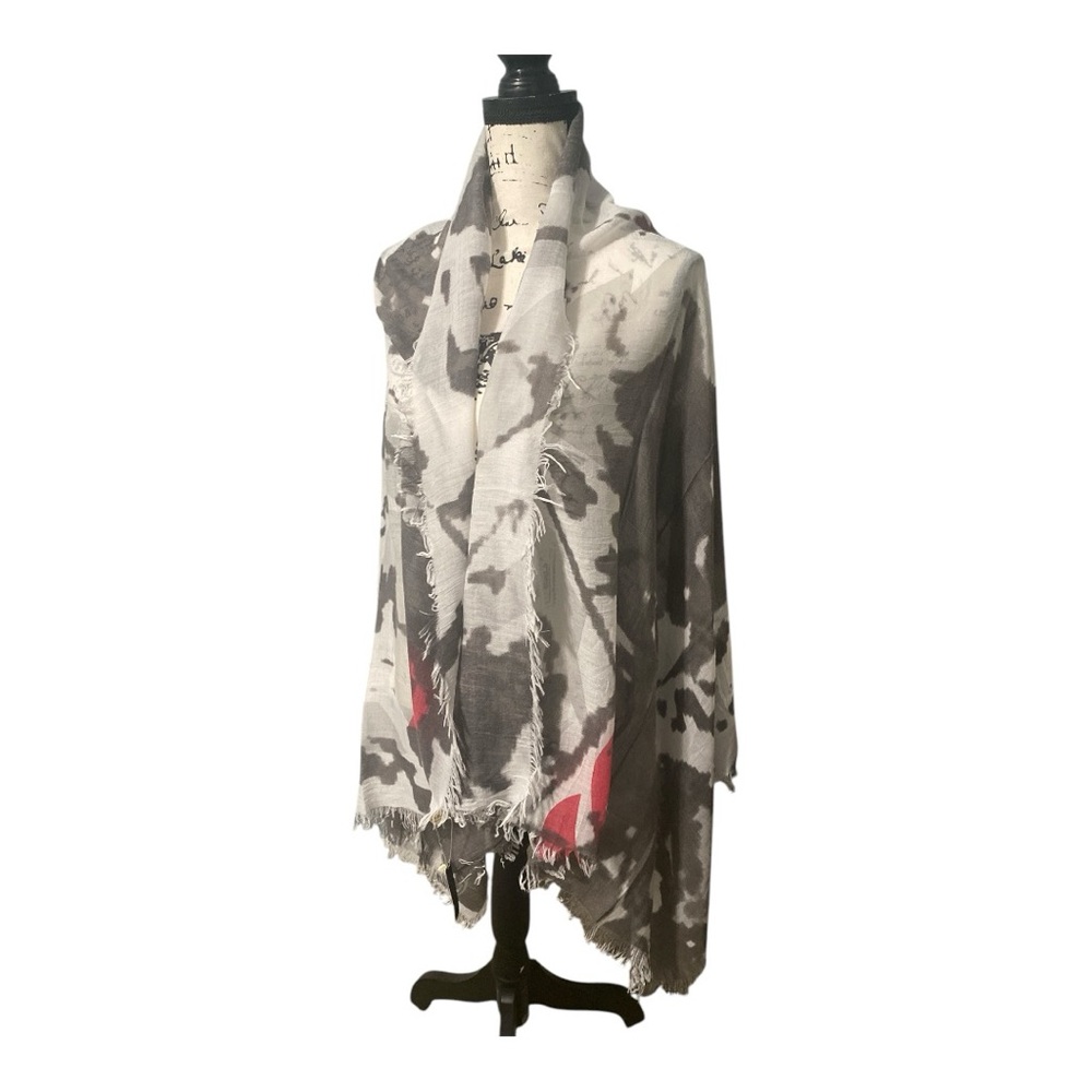 Pretty Persuasions NWT Artsy Fringe Scarf Wrap – Cotton Blend OS Boho